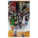 LOT OF VINTAGE GLASS BOTTLES