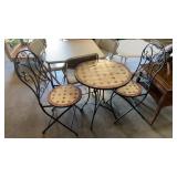BISTRO TABLE, TWO CHAIRS