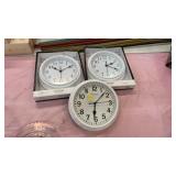 LOT OF NEW WALL CLOCKS
