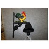 CAST IRON ROOSTER BELL