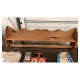 38" Long shelf/quilt hanger