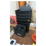 FOUR BASKETS AND CRAFTSMAN TOOL BAG