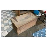 ANTIQUE WOODEN CHEST