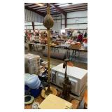 VINTAGE FLOOR LAMP AND COLUMBUS LAMP