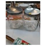 Pair of Mason Jar Cookie Jars