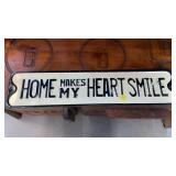 HOME METAL SIGN