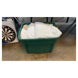 TOTE OF TOWELS