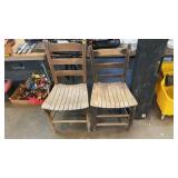 TWO VINTAGE CHAIRS