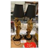 Pair Chinese lamps