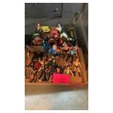 2 Boxes of toy figures