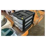 SMALL THREE DRAWER ORGANIZER