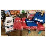 Lot of throws,drunk carriers & totes