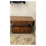 Cabinet with god up sides 38x19x29 & 12" fold