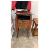 Ornate table 18x15x36 tall