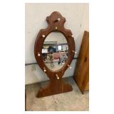 Mirror/ hat rack 25x51