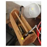 Wooden Toolbox and Tools