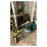 Sprayer, compressor, weed eaters, etc