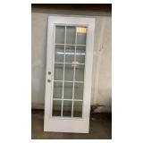 Door with grids