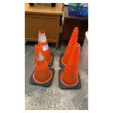 4 Traffic cones