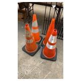 4 Traffic cones