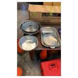 Lot of cooking pans