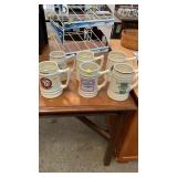 Lot of 6 steins