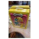 VINTAGE FASHION DOLL TRUNK AND CLOTHES