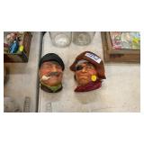 VINTAGE ENGLAND PIRATE/SAILOR FACE DECOR