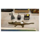 MINI METAL PIANO, COFFEE GRINDER, NUT CRACKER,