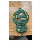 JOHN DEERE CAST IRON WALL DECOR