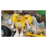 THREE YELLOW M&M DOLLS