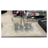 TWO JACK DANIELS GLASSES