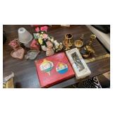 LOT OF DECOR, VINTAGE CHRISTMAS CARDS, ETC