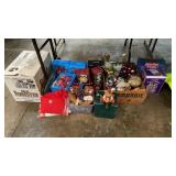 LARGE LOT OF CHRISTMAS DECOR, ORNAMENTS