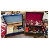 VINTAGE JEWELRY BOX, JEWELRY, BOX OF VINTAGE