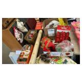 LARGE LOT OF VINTAGE CHRISTMAS DECOR