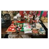 Lg lot of Christmas decor