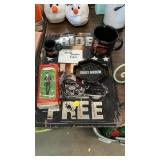 Ride free metal sign , mug,ash tray, etc