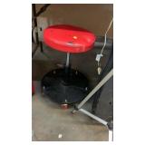 Rolling shop stool