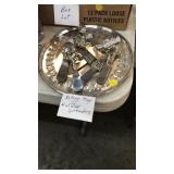 Silver Tray of Holiday spreaders