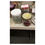 3 jars of marbles