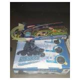 Size 8 Roller Blades and Glow in the Dark Air