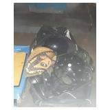 Softball Bag with Helmets,Glove,  Catchers Gear