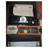 2 Vintage  Slide Rules and L.S Starrett Speed