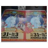 Vintage Ringling Brothers Circus Poster 
Uncut