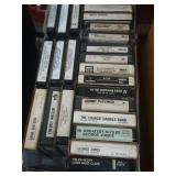 24 8-Track Tapes
-Elvis, Loretta Lynn, Charlie