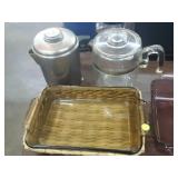 Pyrex Lot of Glass Percolator Coffee Pit and
