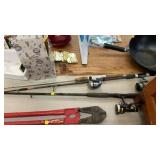 LOT OF FISHING POLES