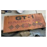 DOUBLE SIDED METAL RACING OIL SIGN