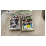 BAGS OF BASEBALL AND FOOTBALL CARDS